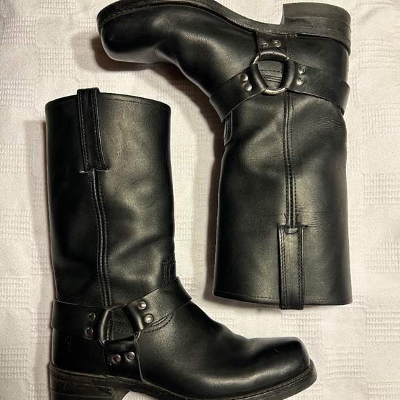 Frye | Shoes | Mens Black Leather Frye Harness 2r Size 1m  display picture 1